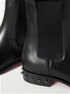Christian Louboutin - Samson Studded Leather Chelsea Boots - Black