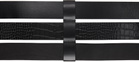 Recto Black Multi Leather Corset Belt