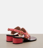 Valentino Garavani Resort studded suede thong sandals