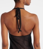 Courrèges Holistic sheer cotton midi dress