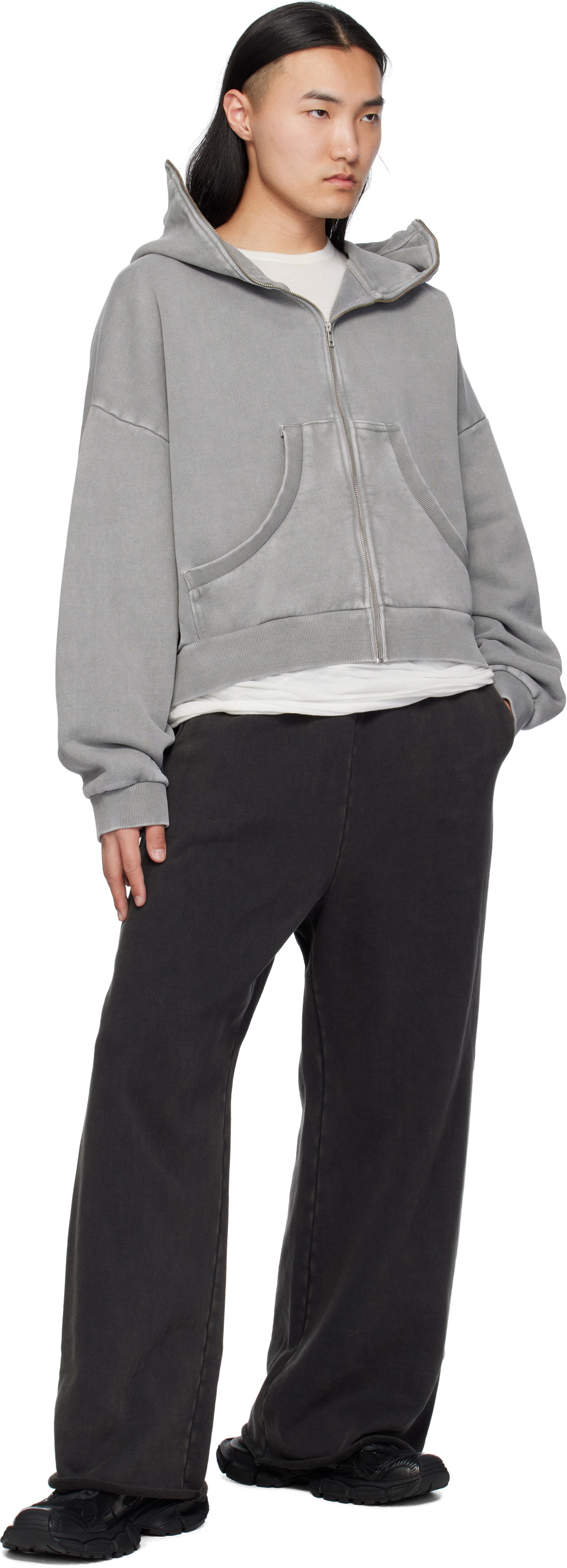 Entire Studios Gray Full Zip Hoodie Entire Studios