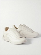 Raf Simons - Antei Faux Leather and Leather Sneakers - White