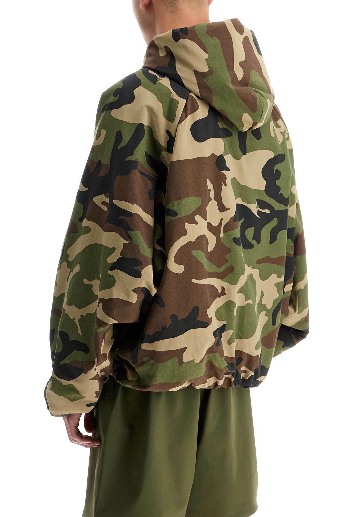FEAR OF GOD ESSENTIALS jacket with camouflage print Khaki Fear Of