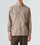 Berluti Herringbone wool shirt