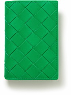 Bottega Veneta - Intrecciato Leather Bifold Cardholder - Green