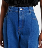 Marni High-rise wide-leg jeans