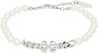 Off-White Arrow Faux-Pearl Full Bracelet