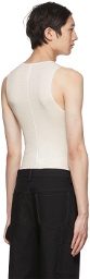 Dion Lee Off-White Cutout Tank Top