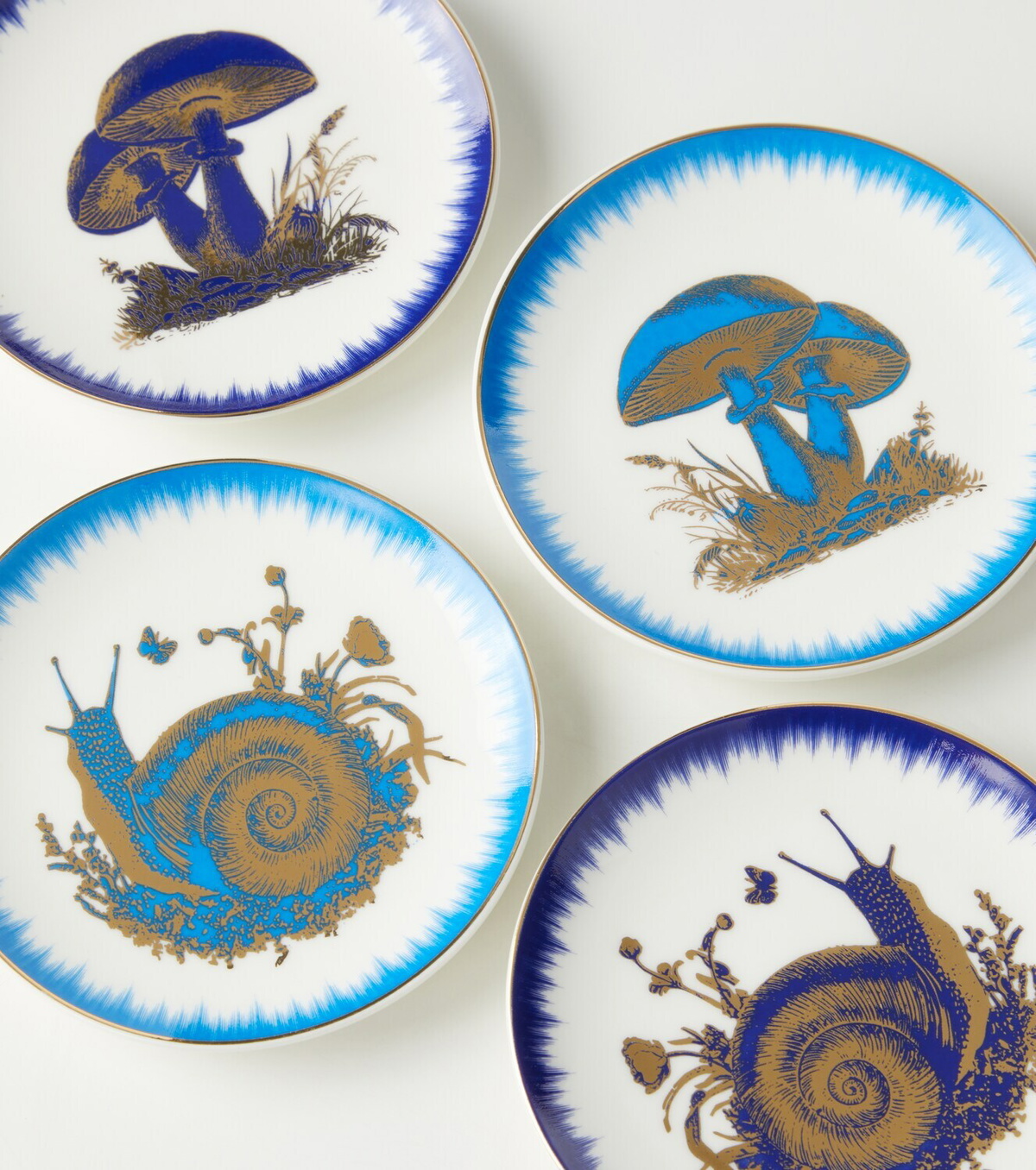 Jonathan Adler Botanist set of 4 porcelain coasters