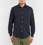 Norse Projects - Osvald Slim-Fit Coolmax Seersucker Shirt - Men - Midnight blue