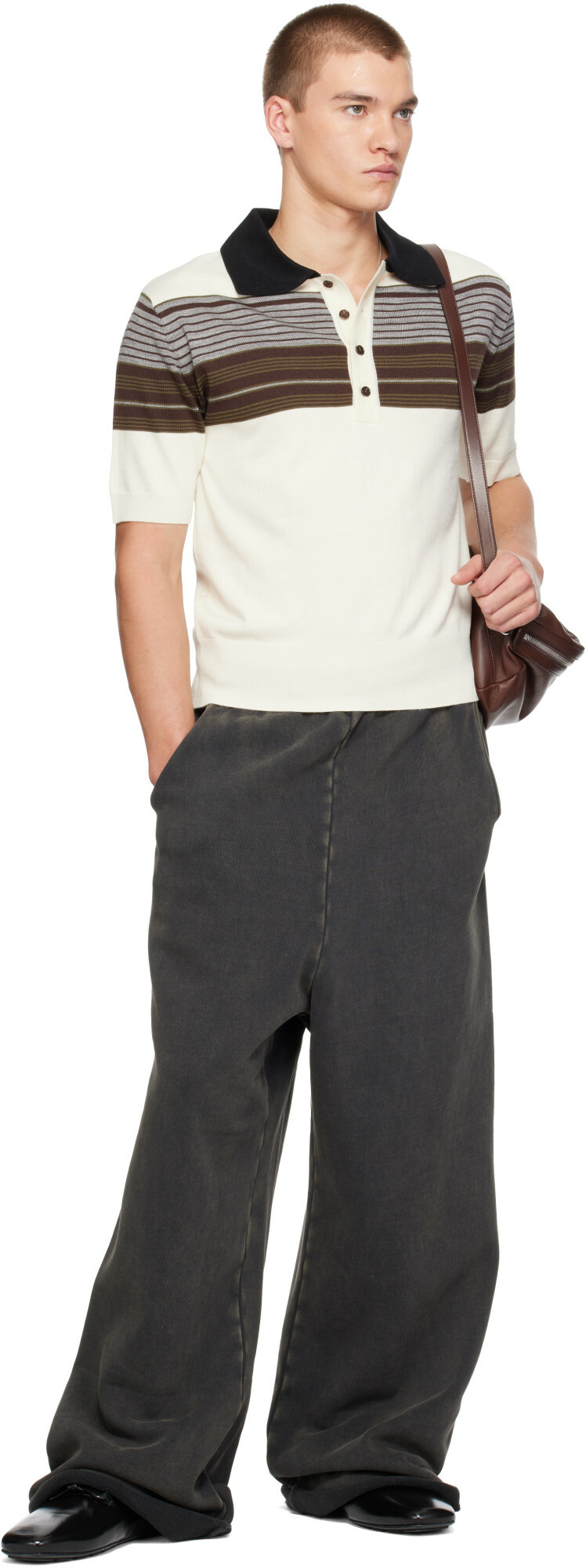 Entire Studios Off-White & Brown Leon Polo