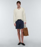 Frescobol Carioca - Augusto cotton-blend terry shorts