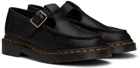 Dr. Martens Black Adrian T-Bar Leather Loafers