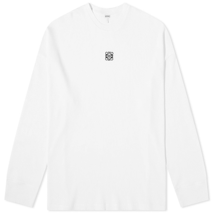 Photo: Loewe Men's Anagram Long Sleeve T-Shirt in White