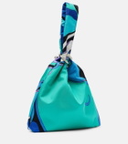Pucci Orchidee silk twill top-handle bag