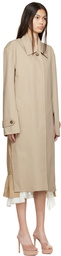 Commission Beige Cotton Trench Coat