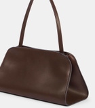 The Row Peggy leather clutch