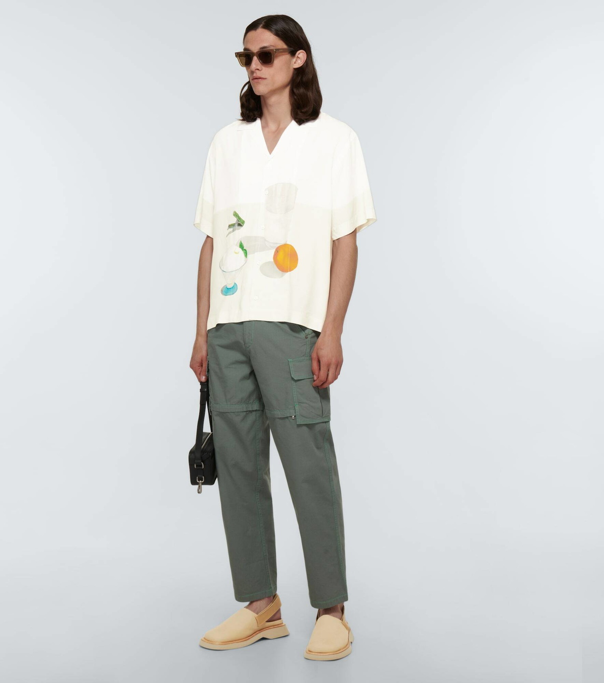 JACQUEMUS Les Mules Carre スリングバック サンダル グリーン JACQUEMUS Les Mules Carre スリングバック サンダル グリーン