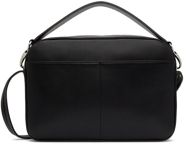 Photo: Commission SSENSE Exclusive Black Leather Messenger Bag