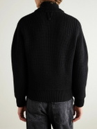 Valstar - Wool Zip-Up Sweater - Black