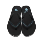 Off-White Black and White Weight Securing System Flip Flops