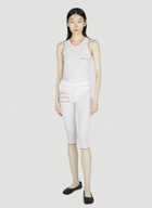 DI PETSA Wet Script Biker Shorts