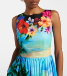 Dolce&Gabbana Printed cotton midi dress