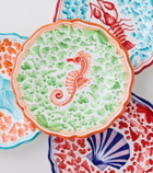 Les-Ottomans Dots set of 4 ceramic dinner plates