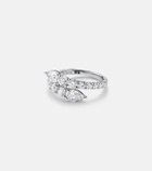 Bucherer Fine Jewellery Classics Twist 18kt white gold ring with diamonds