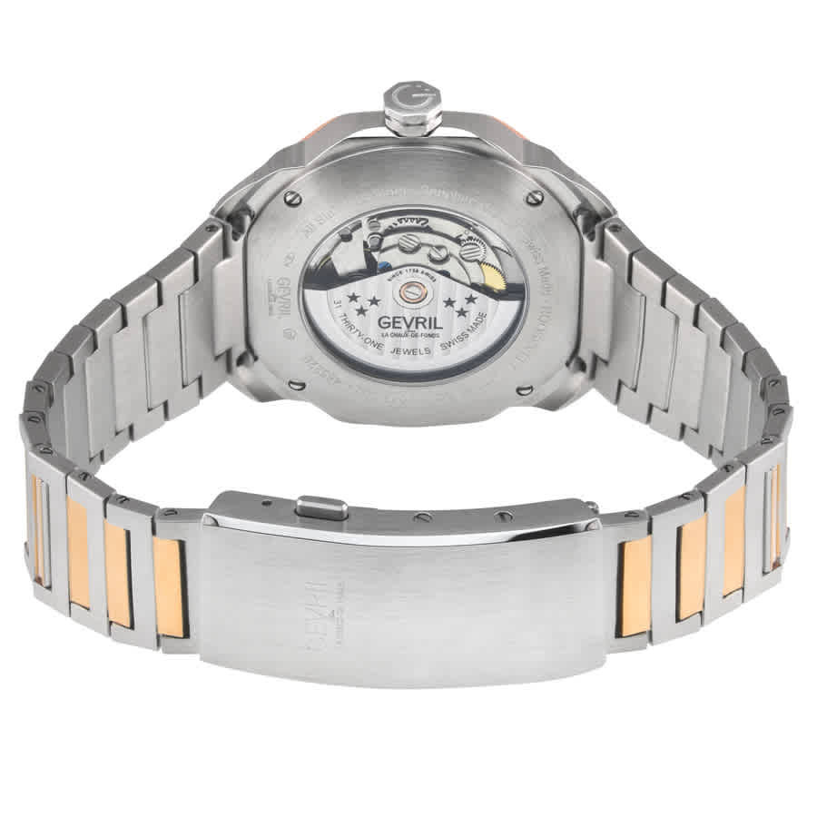 Gevril Roosevelt Automatic Green Dial Mens Watch 46522B