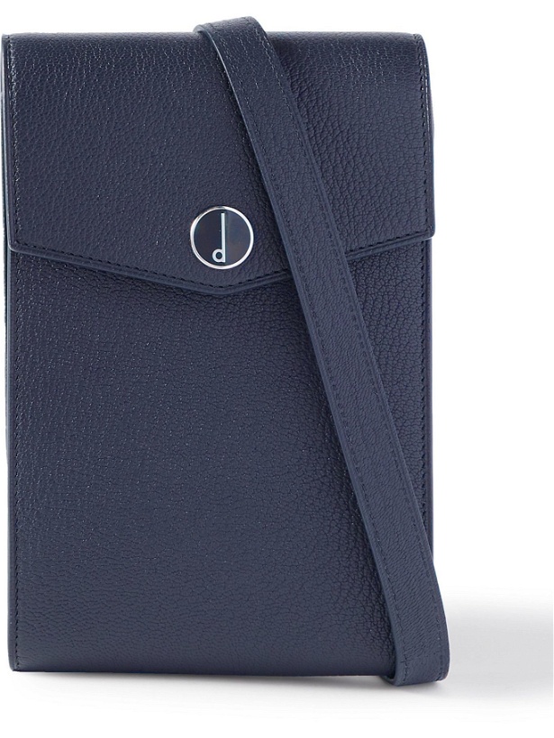 Photo: DUNHILL - Logo-Detailed Full-Grain Leather Pouch