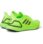 Adidas Sport - UltraBOOST 20 Rubber-Trimmed Primeknit Running Sneakers - Yellow