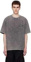 Feng Chen Wang Gray Faded T-Shirt