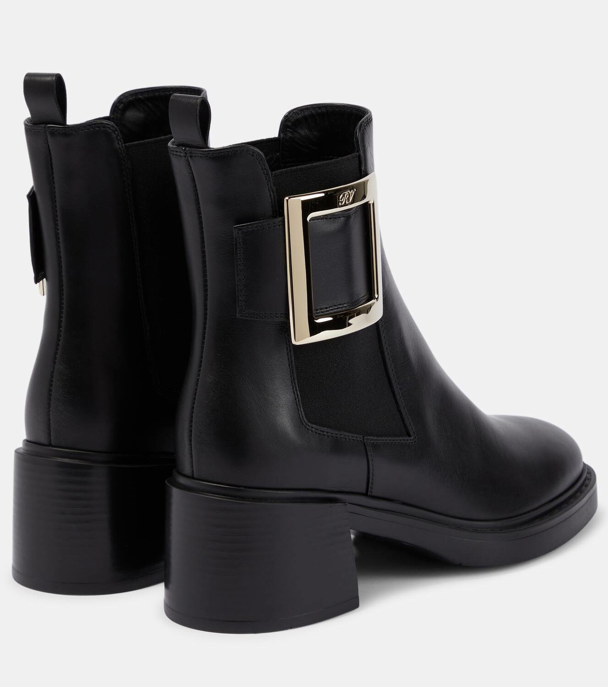 Roger Vivier Viv' Ranger leather chelsea boots