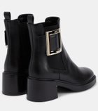 Roger Vivier Viv' Ranger leather chelsea boots
