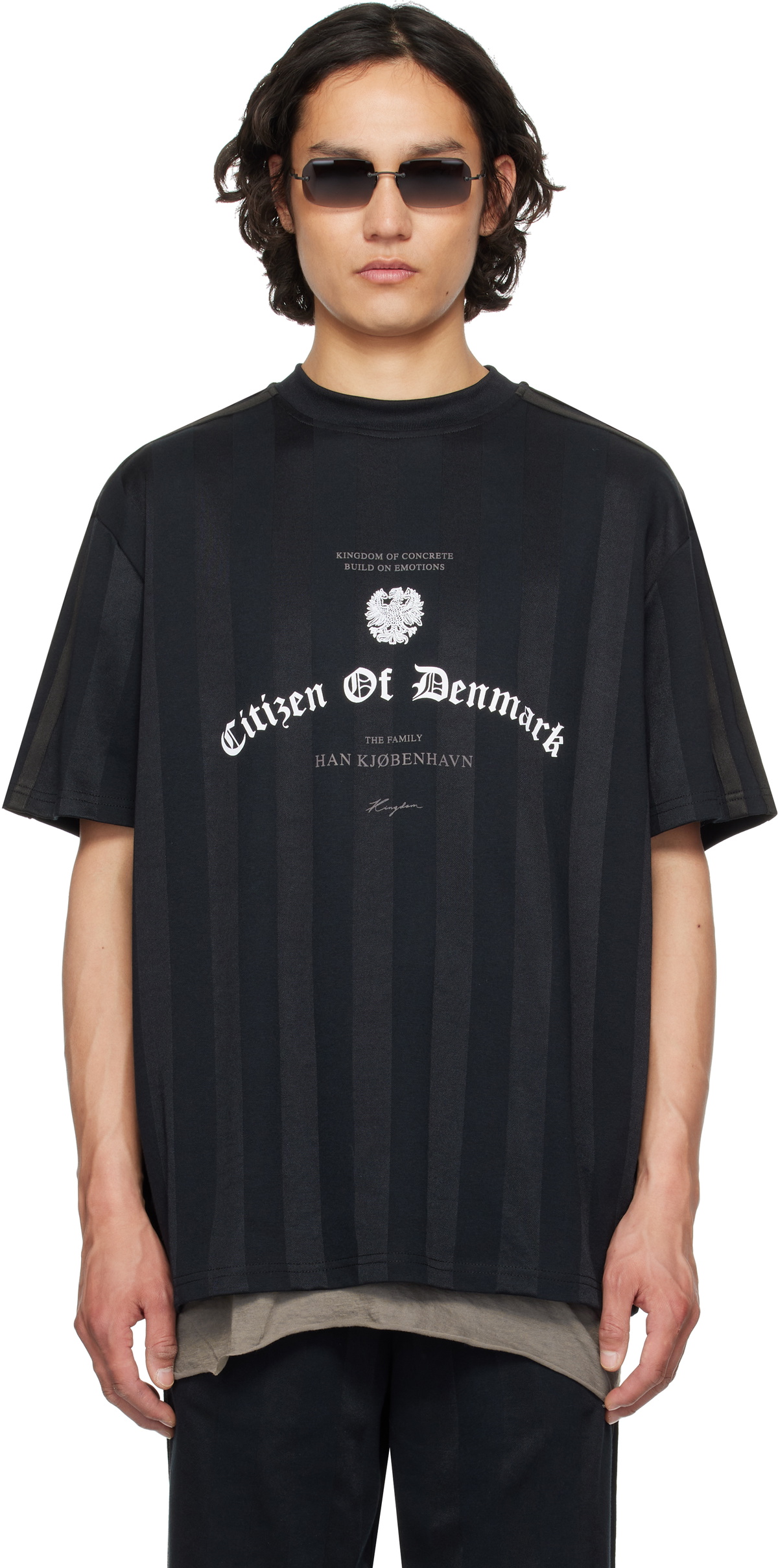 Han Kjobenhavn Black 'Successor' Printed Long Sleeve T-shirt