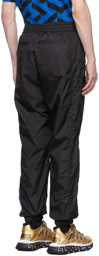 Versace Black Nylon Track Pants