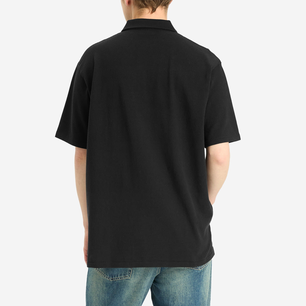 Human Made Men's Heart Polo Shirt in Black Human Made