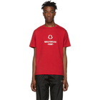 Moncler Genius 7 Moncler Fragment Hiroshi Fujiwara Red World Tour T-Shirt