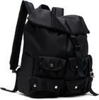 sacai Black Nylon Backpack