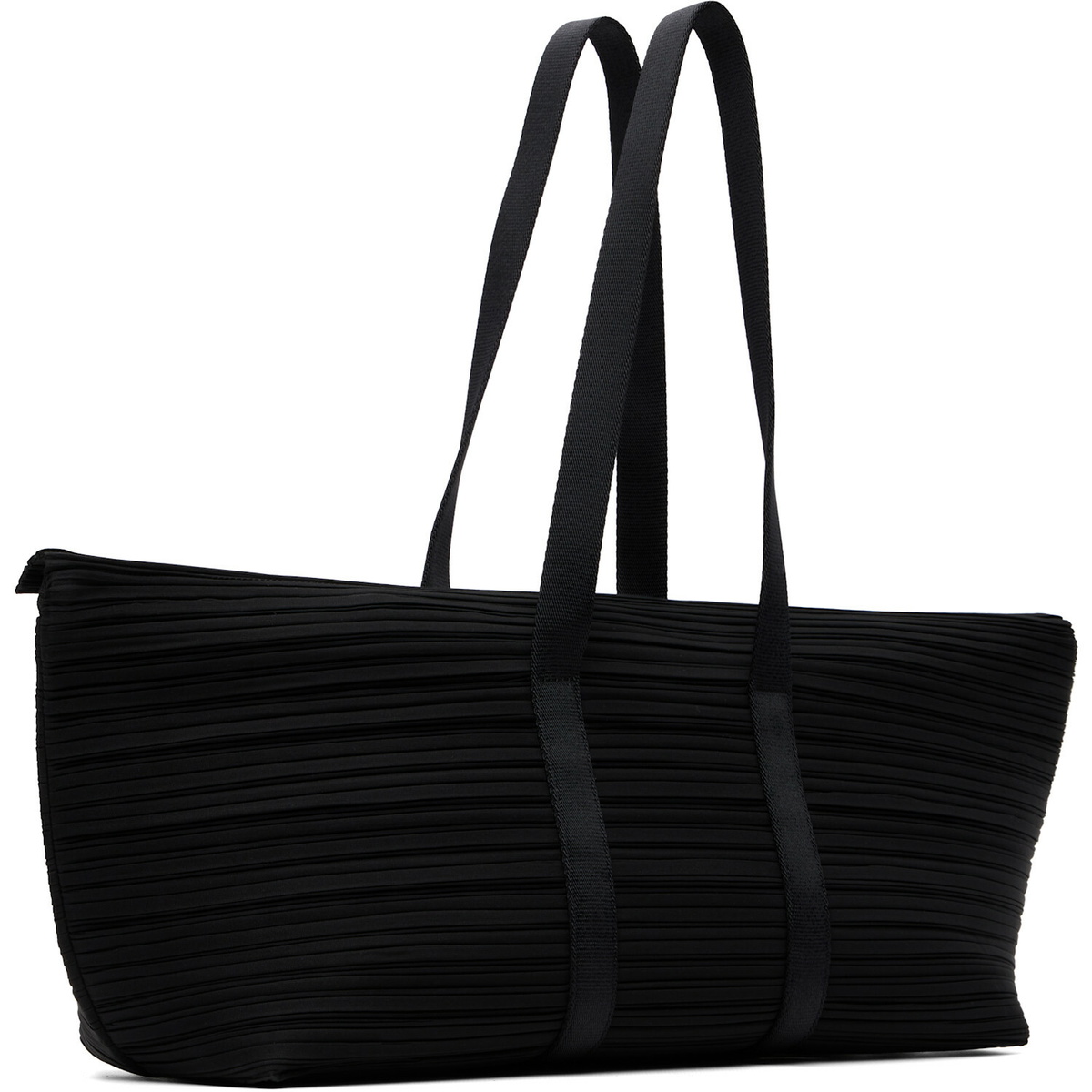PLEATS PLEASE ISSEY MIYAKE Black Pleats Boston Bag