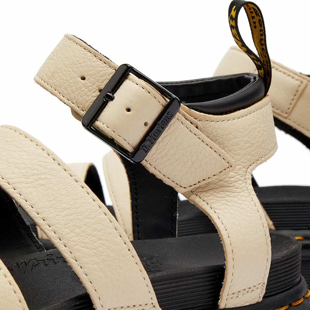 [DR.MARTENS] Blaire Parchment Beige Pisa ☆ Dr. Martens Women's Blaire 3 Strap Sandal in Parchment Beige