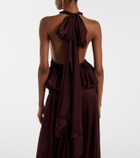 Zimmermann Luna halterneck silk top