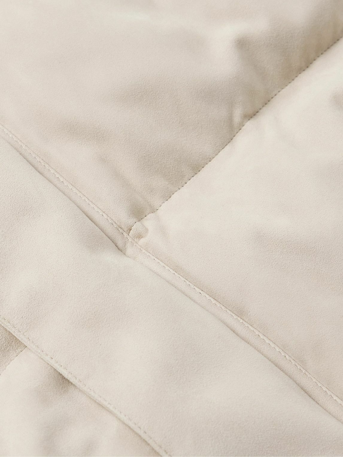 Loro Piana - Flavio Quilted Suede Jacket - Neutrals