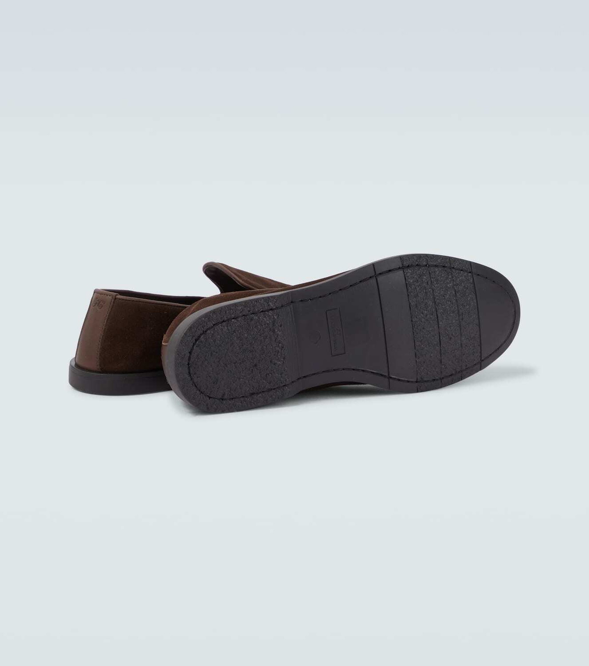 George Cleverley Cornwall suede loafers