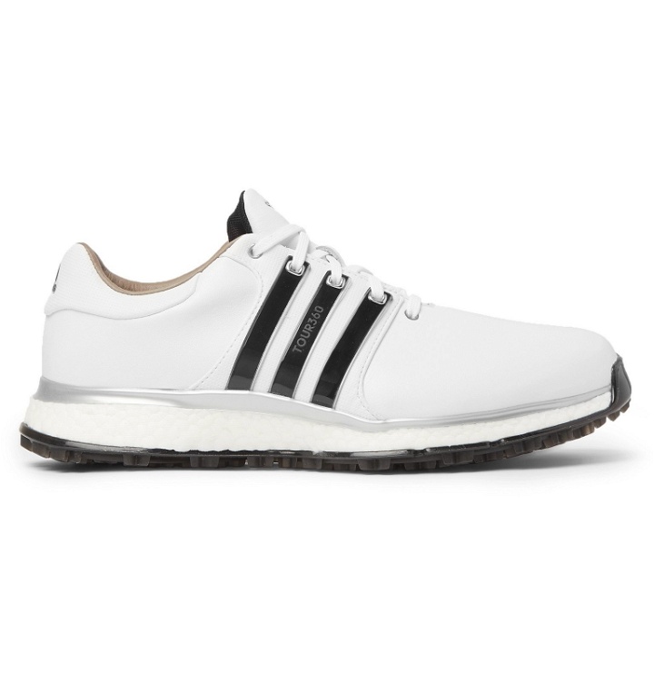 Photo: Adidas Golf - Tour360 XT-SL Leather and Mesh Golf Shoes - White