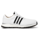 Adidas Golf - Tour360 XT-SL Leather and Mesh Golf Shoes - White