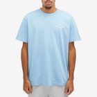 Sporty & Rich Wellness Studio T-Shirt in Sky Blue/White