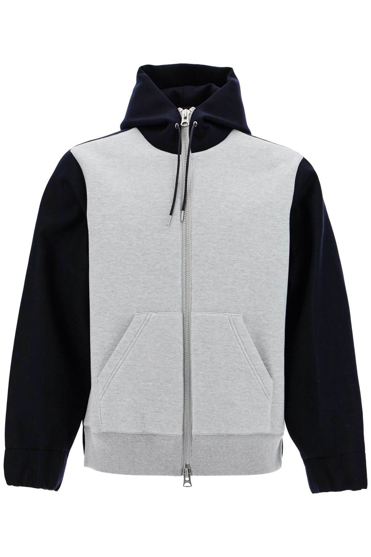 sacai Black Spiewak & Gonz Edition Multi Patch Down Coat Sacai