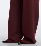 The Row Lowe pleated virgin wool straight pants
